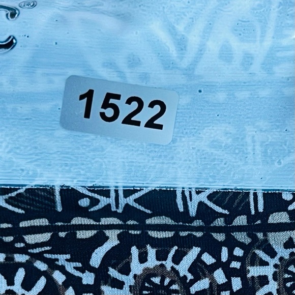 Susan Graver Geometric High Rise Pants Women Size Medium Black/White Stretch - Picture 11 of 11